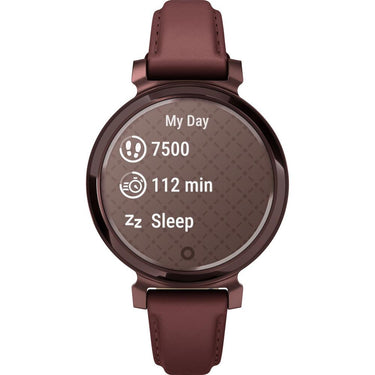 Garmin Lily 2 Classic Dark Bronze with Mulberry Leather Band Smartwatch