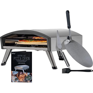 Deco Chef Outdoor Gas Pizza Oven Portable Stainless Open Box + 1 Year Warranty