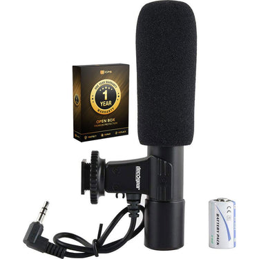 Deco Gear Universal Mini Condenser Shotgun Microphone Open Box + 1 Year Warranty