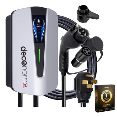 Deco Home Level 2 EV Charging Station, 9.6KW, 40 AMP Open Box + 1 Year Warranty