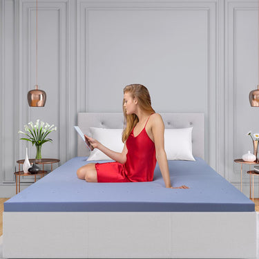 Deco Home 3-Inch Full Memory Foam Mattress Topper Open Box + 1 Year Warranty