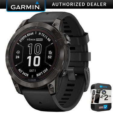 Garmin fenix 7 Pro Sapphire Solar GPS Smartwatch Built-in Flashlight + 2 Year Warranty