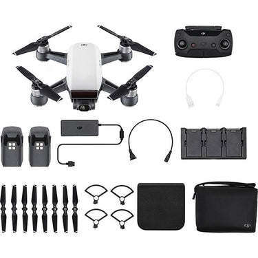 DJI SPARK Fly More Drone Combo Alpine White (OPEN BOX)