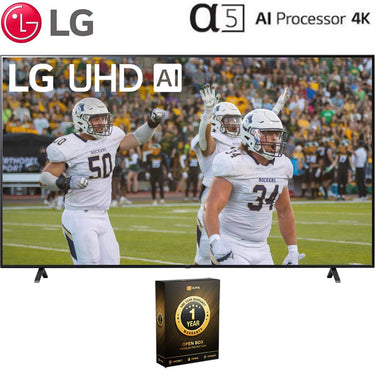 LG 75-Inch UT75 Series LED Smart TV 4K 2024 Open Box with 1 Year Warranty