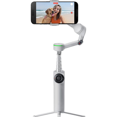 Insta360 Flow 2 Pro AI Smartphone Gimbal Stabilizer, Grey w/ 26 Months Protection Bundle