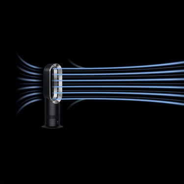 Dyson Hot+Cool Jet Focus fan heater AM09 (Satin Black/Nickel), Large