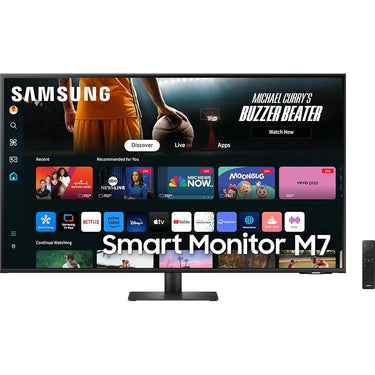 Samsung 43-inch M7 (M70D) 4K UHD Smart Monitor - LS43DM702U - Open Box