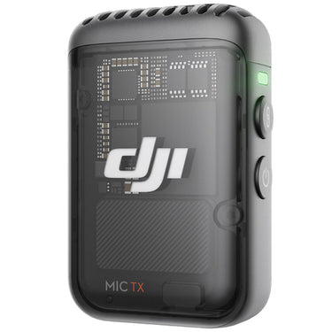 DJI Mic 2 Transmitter Wireless Microphone (Shadow Black) + Accessories Bundle