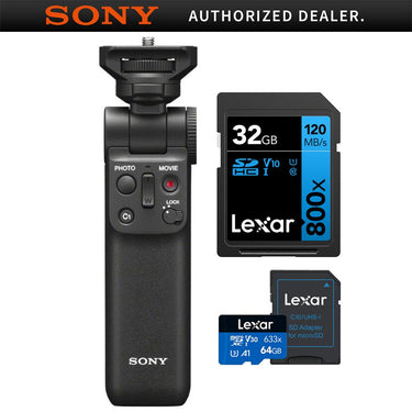 Sony Creator Accessory Kit II (Shooting Grip + Shotgun Microphone) + (32+64)GB Card