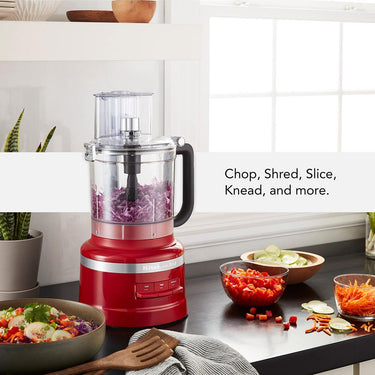 KitchenAid 13-Cup All In One Food Processor; Empire Red (Open Box) + 1 Year Warranty