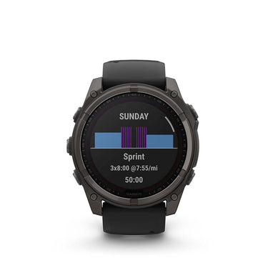 Garmin Fenix 8 51mm Smartwatch, Solar, Sapphire + Accessories Bundle