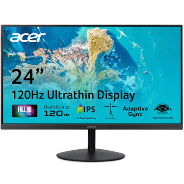 Acer SB240Y G0bi 23.8" FHD 120Hz Ultra-Slim Adaptive-Sync IPS Gaming Monitor