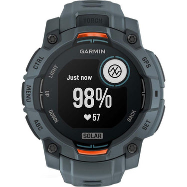 Garmin Instinct 3 - 45 mm GPS Smartwatch, SOLAR + Charging Dock + Dust Cover Bundle