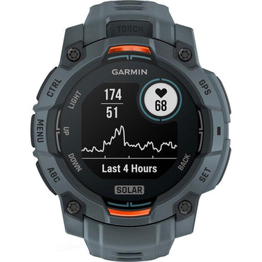 Garmin Instinct 3 - 45 mm GPS Smartwatch, SOLAR + Charging Dock + Dust Cover Bundle