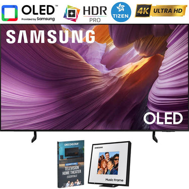 Samsung 83 inch OLED HDR 4K S85F Smart TV (2025) + Music Photo Frame Smart Speaker