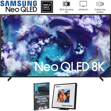 Samsung 85" Neo QLED 8K QN900F Vision AI Smart TV 2025 + Music Photo Frame Smart Speaker
