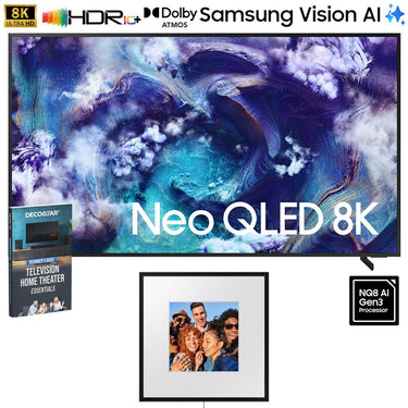 Samsung 75" Neo QLED 8K QN900F Vision AI Smart TV (2025) w/ Photo Music Frame Bundle