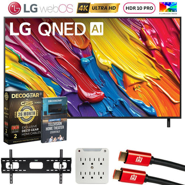 LG 86" QNED AI 4K QNED82A Smart TV (2025) w/ Extended Protection Plan
