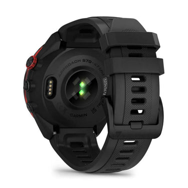 Garmin Approach S70 47mm Premium GPS Golf Watch, Black Band + Accessories Bundle