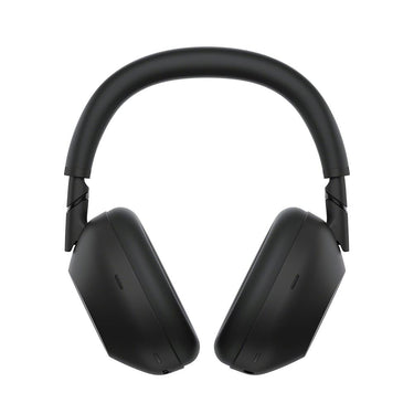 Sony Best Wireless Noise Canceling Headphones Black with Wood Headphone Stand
