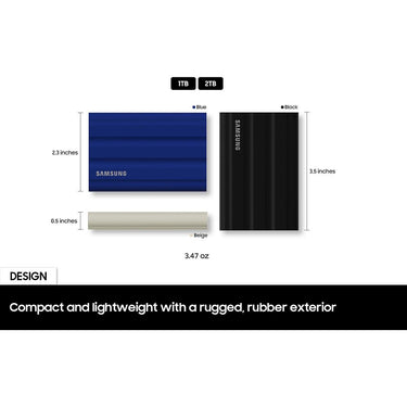 Samsung T7 Shield Portable SSD 2TB (MU-PE2T0S/AM) 2022, OPEN BOX with 1 Year Warranty