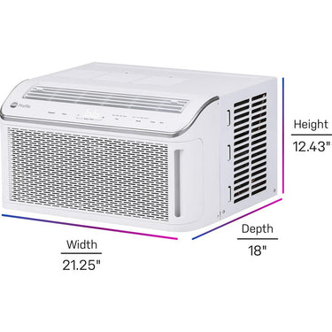 GE Profile Ultra Quiet 8,200 BTU WiFi Enabled Window Air Conditioner, White