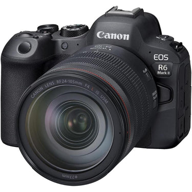 Canon R6 Mark II Mirrorless Camera + 24-105mm Lens + DJI RS 4 Gimbal Stabilizer Bundle