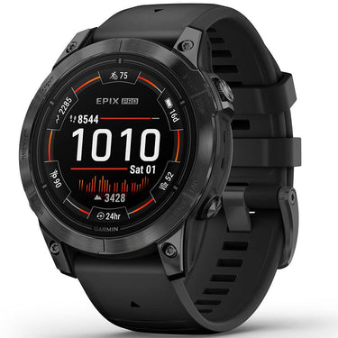 Garmin 010-02803-00 Epix Pro (Gen 2), 47mm, Sapphire, Black + Accessories Bundle