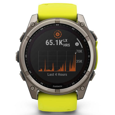 Garmin Fenix 8 47mm Solar Sapphire, Titanium +Charging Dock + Dust Cover Bundle