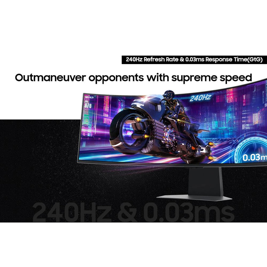 Samsung 49" Odyssey OLED Curved Gaming Monitor with 26 Months Protection Bundle