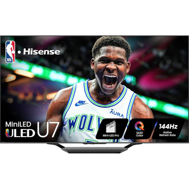 Hisense 85 Inch U7 Series Mini-LED ULED QLED Google Smart TV (2024) Refurbished