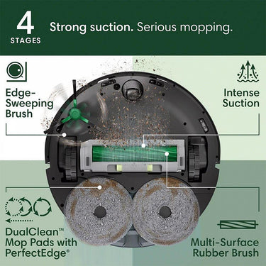 iRobot Roomba Plus 505 Combo Robot + AutoWash dock w/ 2 Yr Warranty Bundle