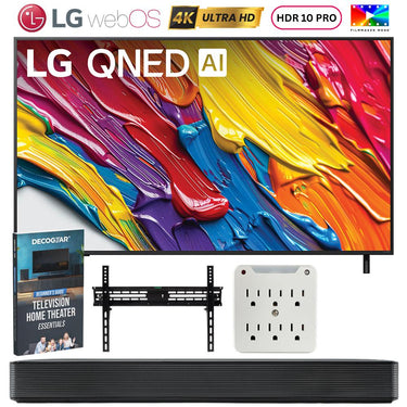 LG 50" QNED82A QNED AI 4K Smart TV (2025) w/ SKM1 Soundbar Bundle