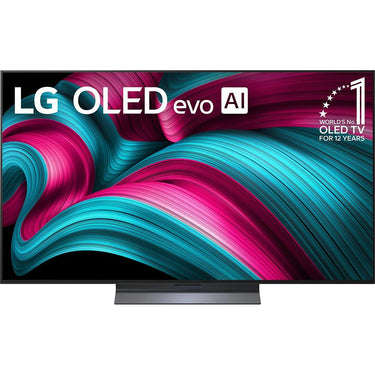 LG 55 Inch C5 Series OLED evo 4K UHD Smart webOS TV (2025) w/ SKM1 Soundbar Bundle