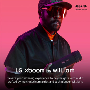 LG xboom Grab Core by will.i.am, xboom Signature Sound, Portable Bluetooth Speaker