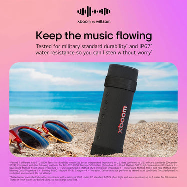 LG xboom Grab Core by will.i.am, xboom Signature Sound, Portable Bluetooth Speaker