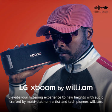 LG xboom Bounce Core by will.i.am xboom Signature Sound, Portable Bluetooth Speaker