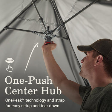 Coleman Oasis Instant 10x10ft Pop-Up Canopy Tent with Wall Attachment, Blackberry