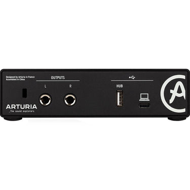 Arturia MiniFuse 1 Portable Single Input USB-C Audio Interface, Black