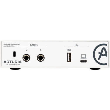 Arturia MiniFuse 1 Portable Single Input USB-C MIDI Audio Interface, White