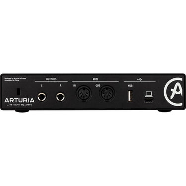 Arturia MiniFuse 2 Portable 2x Input USB-C MIDI Audio Interface, Black