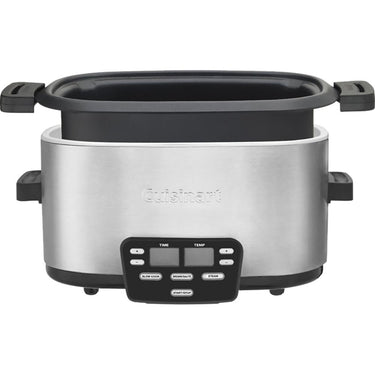Cuisinart 6 Quart 3-In-1 Cook Central Multicooker Slow Cooker Steamer - MSC-600 - Open Box