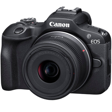Canon EOS R100 4K Camera Double Zoom Lens + RF-S18-45mm & RF75-300mm