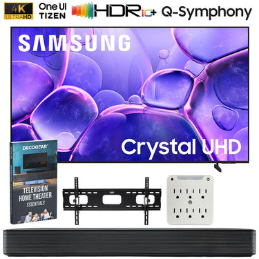 Samsung 75 inch Crystal UHD U8000F 4K Smart TV (2025) w/ SKM1 Soundbar Bundle