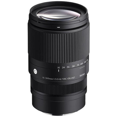 Sigma 16-300mm F3.5-6.7 DC OS Contemporary Lens for Sony E Mirrorless Cameras Bundle