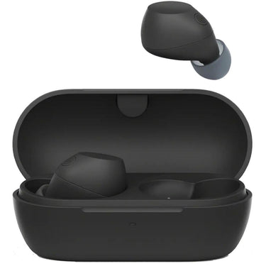 Sony Truly Wireless Noise Canceling Earbuds Black with 1 Year Warranty Bundle