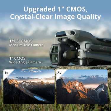 DJI Air 3S Fly More Combo (RC 2) 4K Dual-Camera Drone, 45Min Flight Open Box