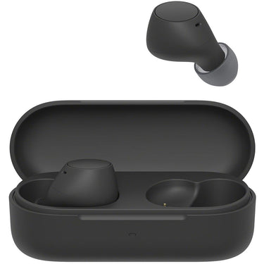 Sony Truly Wireless Earbuds with 22-Hour Battery Black + 1 Year Warranty Bundle