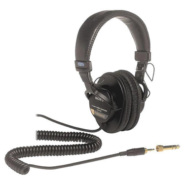 Sony Professional Large Diaphragm Headphones with Headphone Case Black