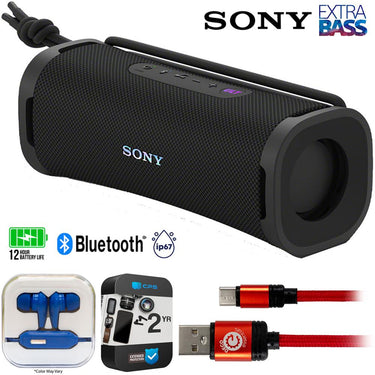 Sony ULT Field 1 Wireless Ultra Portable Compact Speaker, Black w/ Warranty Bundle